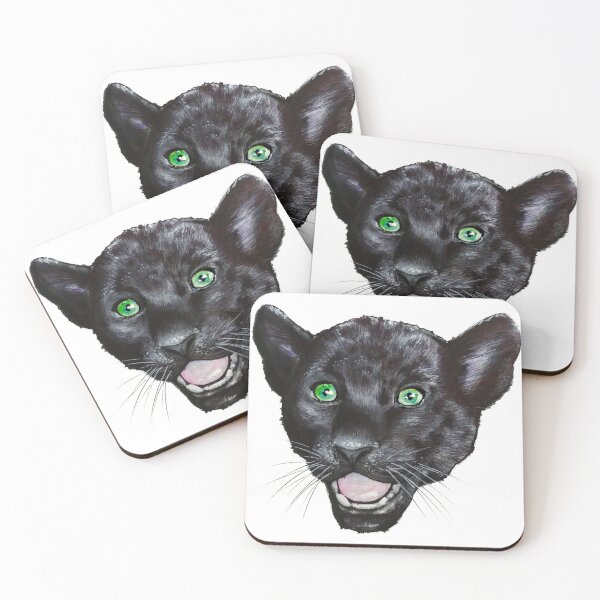 Item preview, Black Jaguar Cub designed and sold by Amanda Richmond.
