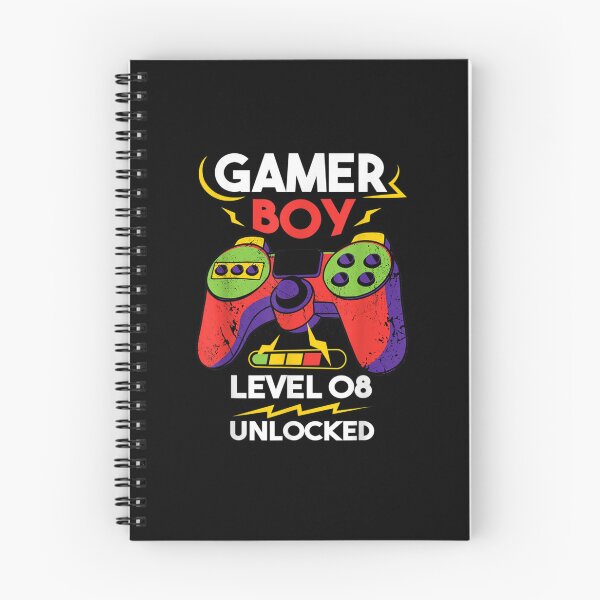 Item preview, Gamer Boy Level 8 Unlocked - 8th Birthday Video Game Gaming designed and sold by beunique5.