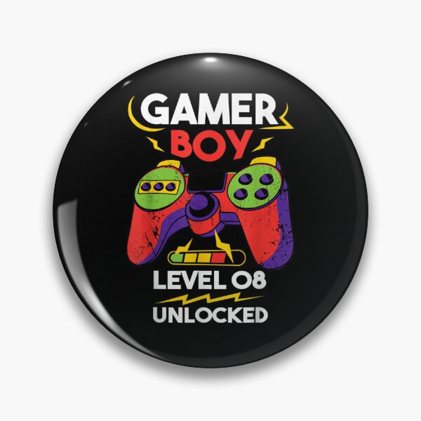 Item preview, Gamer Boy Level 8 Unlocked - 8th Birthday Video Game Gaming designed and sold by beunique5.