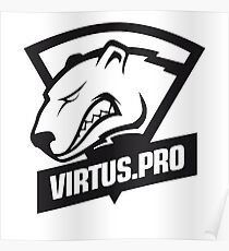 Team: Virtus Pro (schwarz) Poster