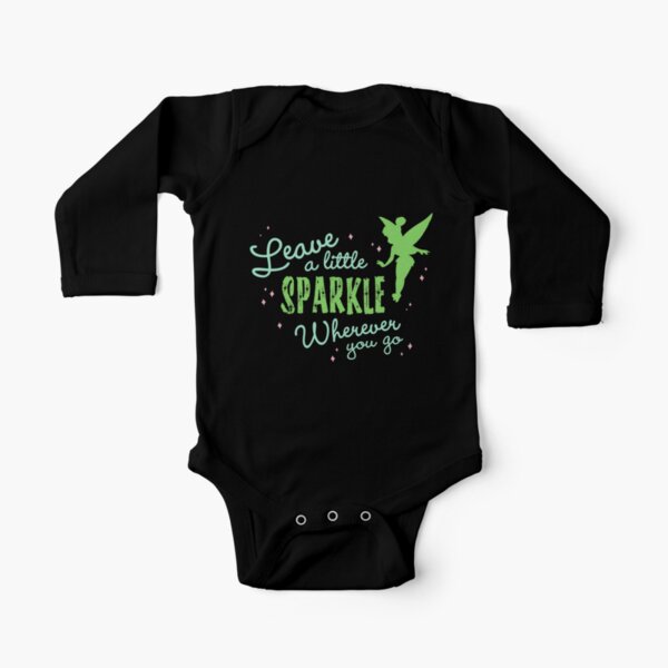 Leave a Little Sparkle Wherever You Go Long Sleeve Baby One-Piece