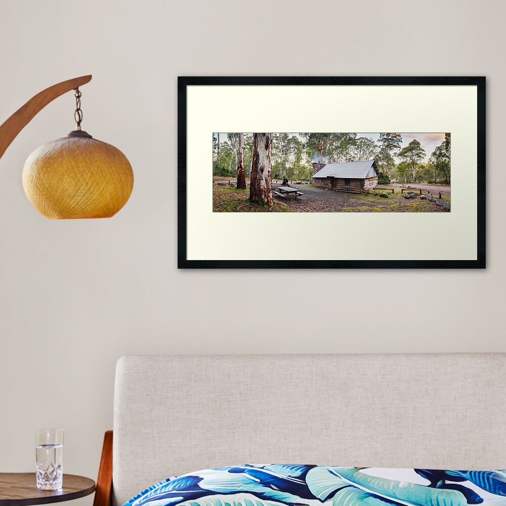 Moscow Villa Hut, Nunniong, Victoria, Australia Framed Art Print