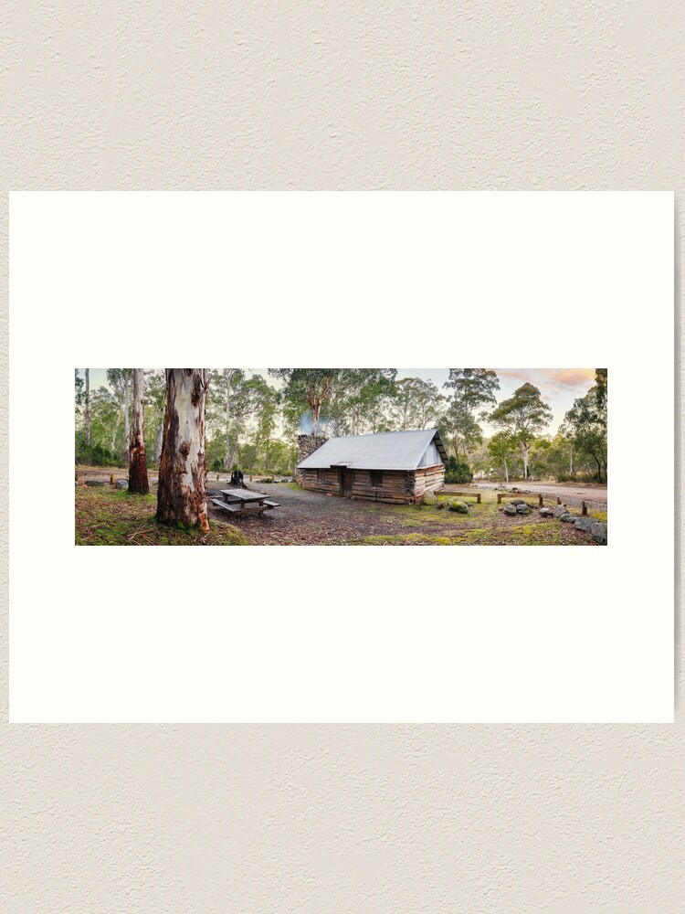 Alternate view of Moscow Villa Hut, Nunniong, Victoria, Australia Art Print
