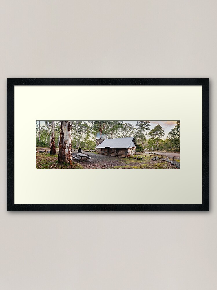 Alternate view of Moscow Villa Hut, Nunniong, Victoria, Australia Framed Art Print