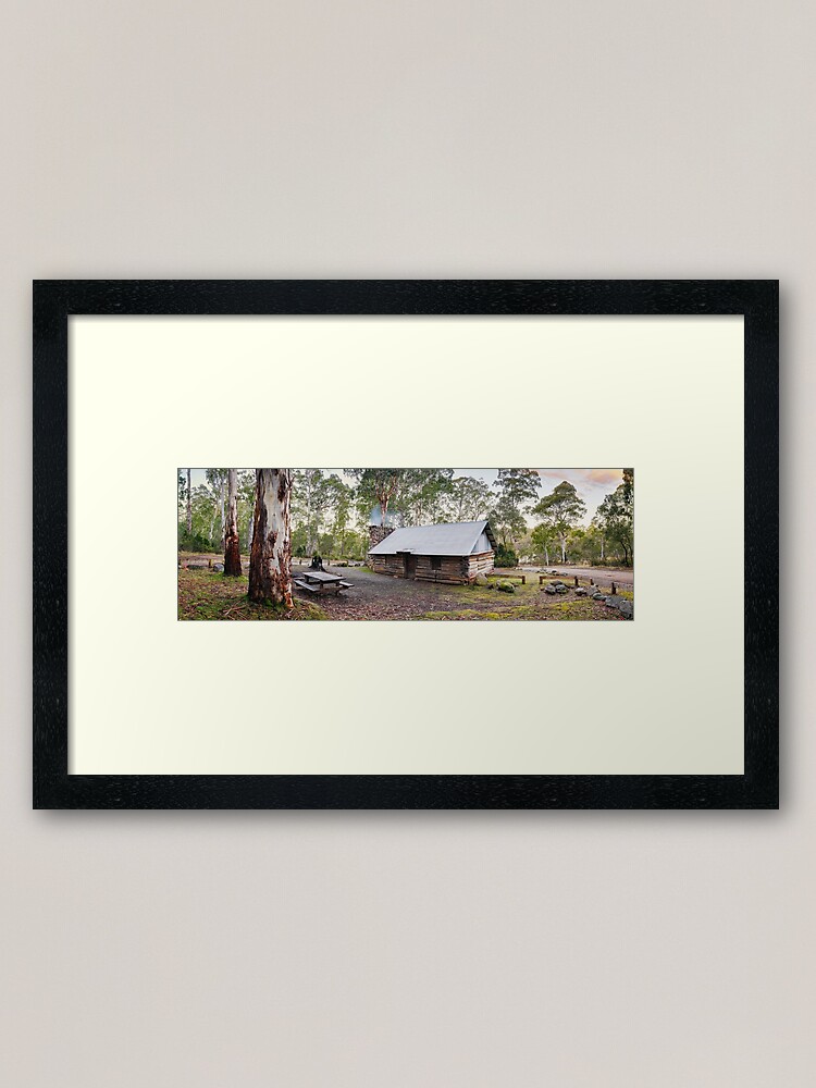 Alternate view of Moscow Villa Hut, Nunniong, Victoria, Australia Framed Art Print