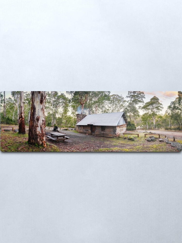 Alternate view of Moscow Villa Hut, Nunniong, Victoria, Australia Metal Print