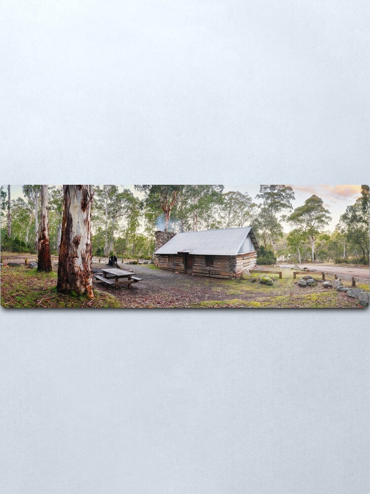 Alternate view of Moscow Villa Hut, Nunniong, Victoria, Australia Metal Print