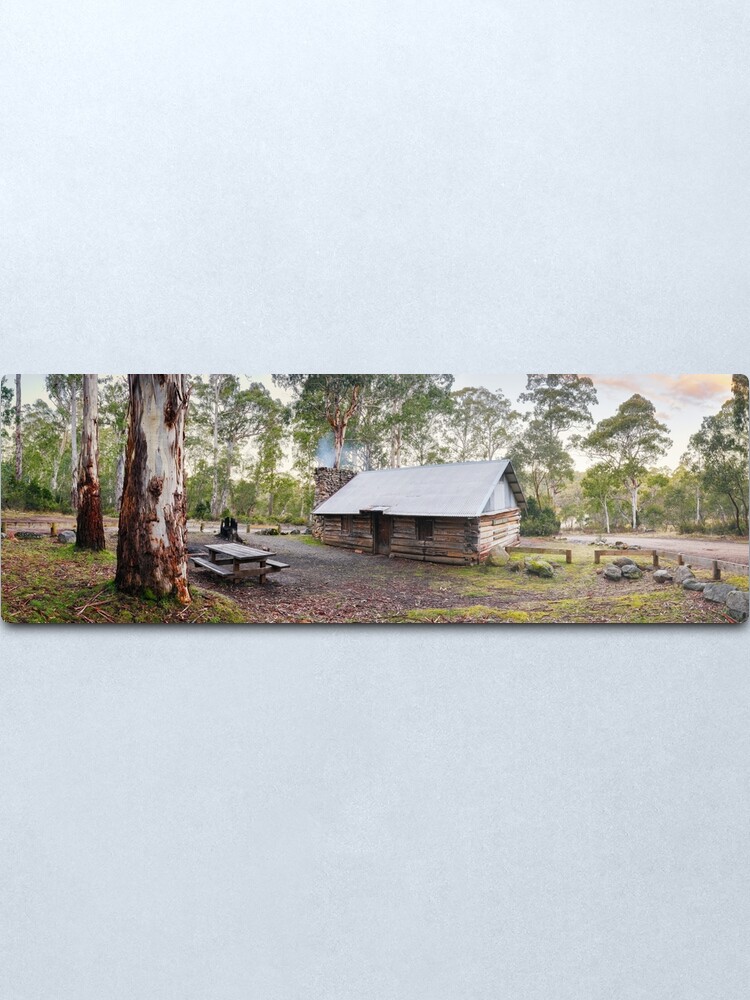 Alternate view of Moscow Villa Hut, Nunniong, Victoria, Australia Metal Print