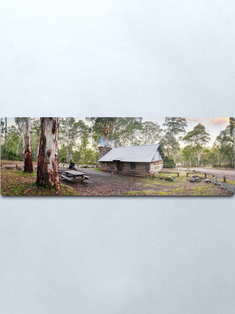 Alternate view of Moscow Villa Hut, Nunniong, Victoria, Australia Metal Print