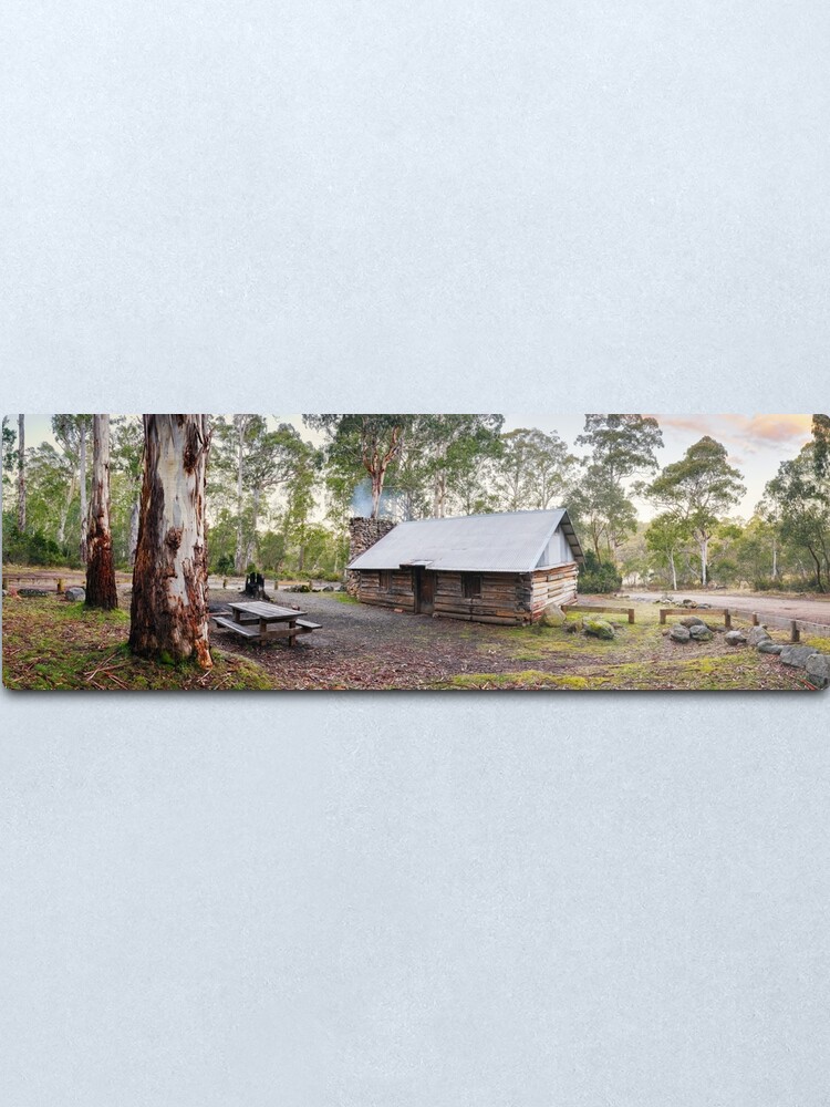 Alternate view of Moscow Villa Hut, Nunniong, Victoria, Australia Metal Print