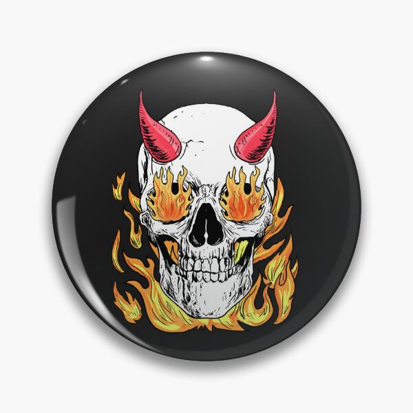 Item preview, FIERY SKULL HALLOWEEN  designed and sold by CoopClothing.