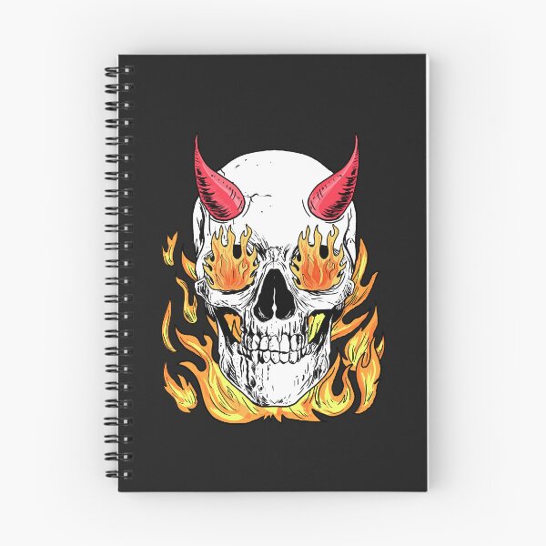 Item preview, FIERY SKULL HALLOWEEN  designed and sold by CoopClothing.