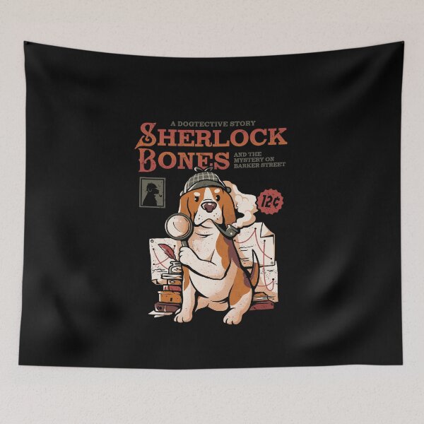 Item preview, Sherlock Bones - Cute Dog Quotes Gift designed and sold by EduEly.