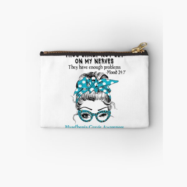 Item preview, Myasthenia Gravis Awareness - Thou Shalt Not Get On My Nerves they have enough probleMyasthenia Gravis designed and sold by Aaron309.