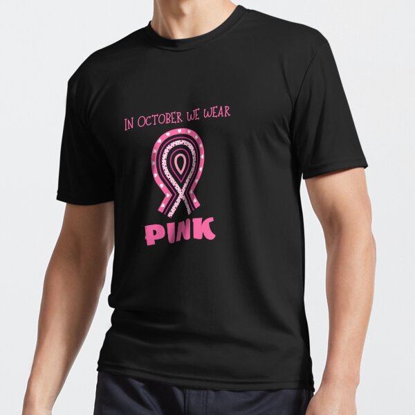 Pumpkin Detroit Lions In October We Wear Pink Breast Cancer Awareness  T-Shirt - TeeNavi