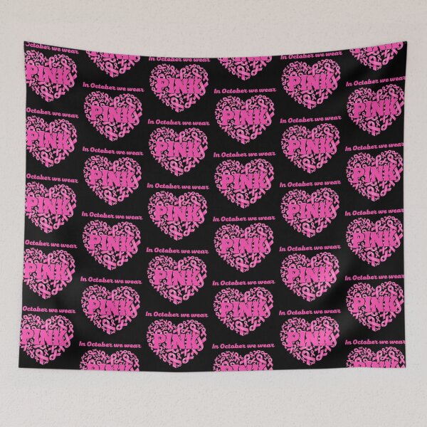 Item preview, In October We Wear Pink Breast Cancer Awareness T-shirt designed and sold by Nerdygirlteez.