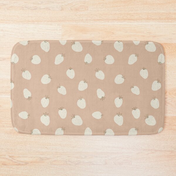 Item preview, Minimalist garden - White Strawberries in peach designed and sold by TheMirwoForest.