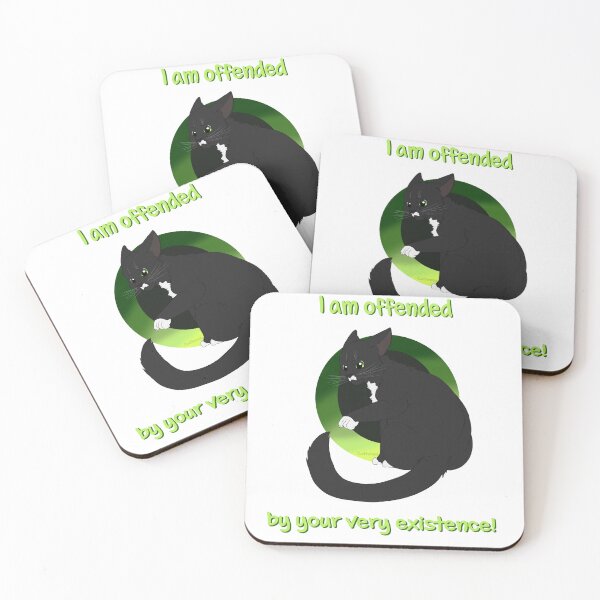 Item preview, I am Offened by your very Existence! Boo the Cat designed and sold by Cattensu.