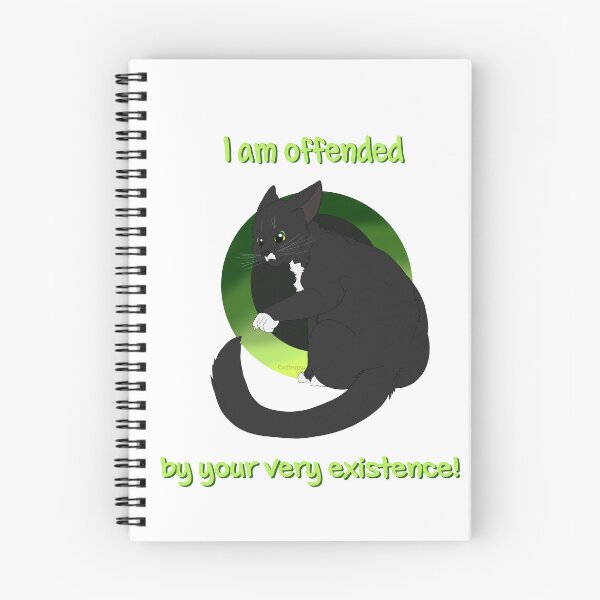 Item preview, I am Offened by your very Existence! Boo the Cat designed and sold by Cattensu.