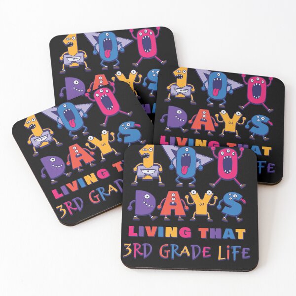 Item preview, Cute Monster 100 Days Living That 3rd Grade Life Kids designed and sold by Merchking1.