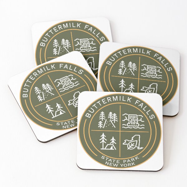 Item preview, Buttermilk Falls State Park Heraldic Logo designed and sold by VanyaKar.