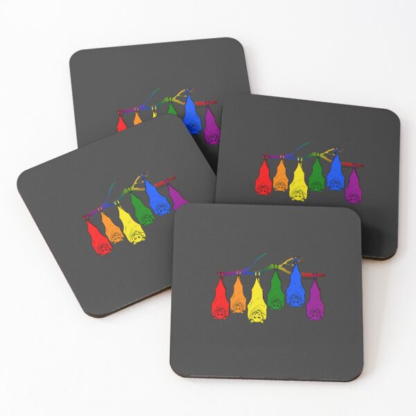 Item preview, Rainbow Pride Bats  designed and sold by luxecoffin.