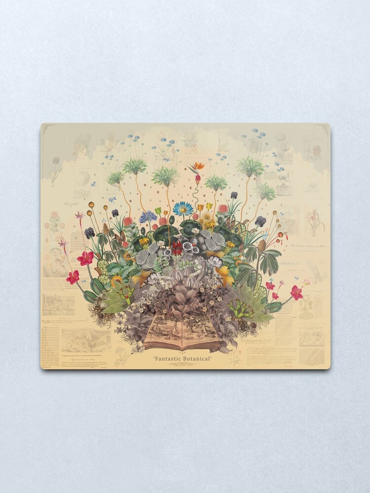 Alternate view of FANTASTIC BOTANICAL Metal Print