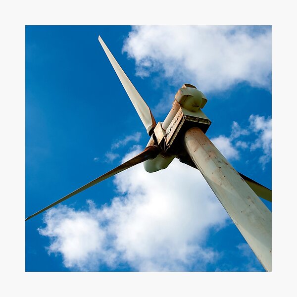 Item preview, Dramatic Power Windmills In Big Sky Close-Up designed and sold by DEC02.