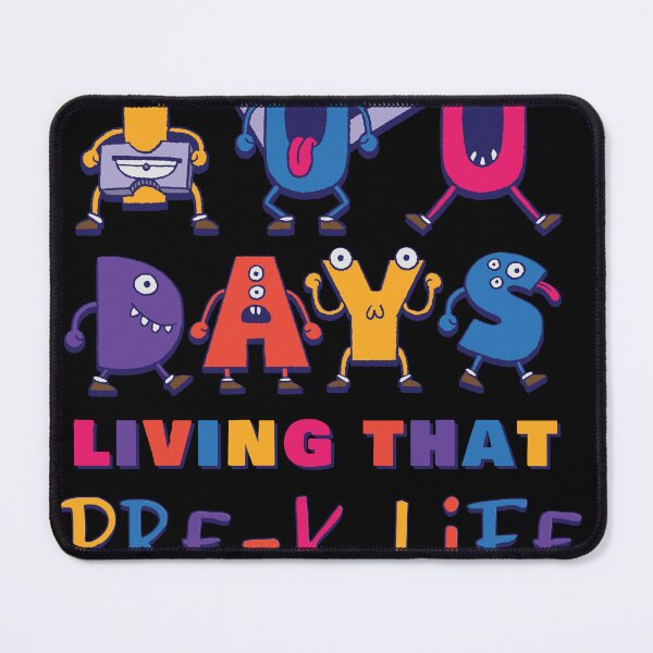 Item preview, Cute Monster 100 Days Living That Pre-K Life Kids designed and sold by Merchking1.