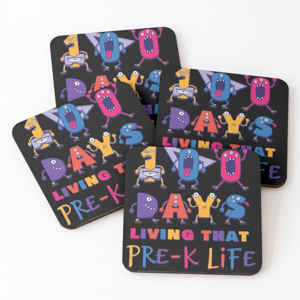 Item preview, Cute Monster 100 Days Living That Pre-K Life Kids designed and sold by Merchking1.
