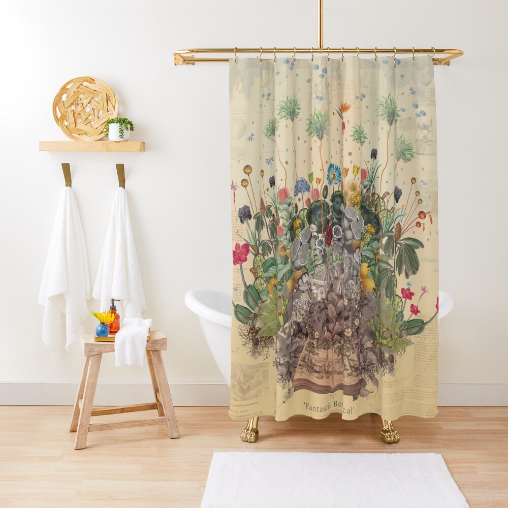FANTASTIC BOTANICAL Shower Curtain