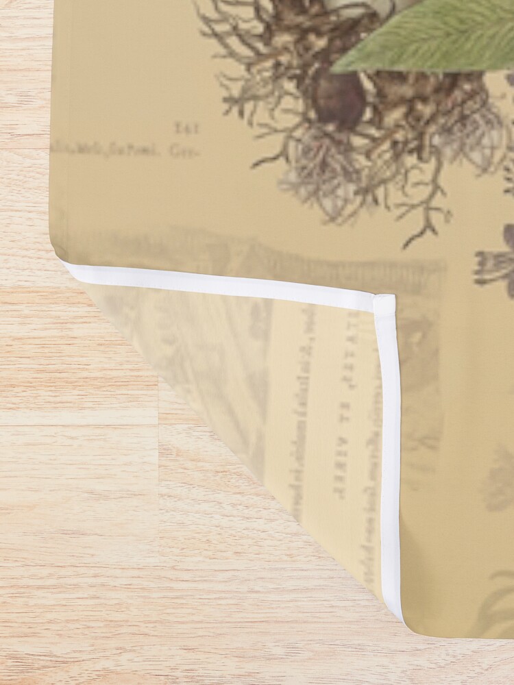 Alternate view of FANTASTIC BOTANICAL Shower Curtain