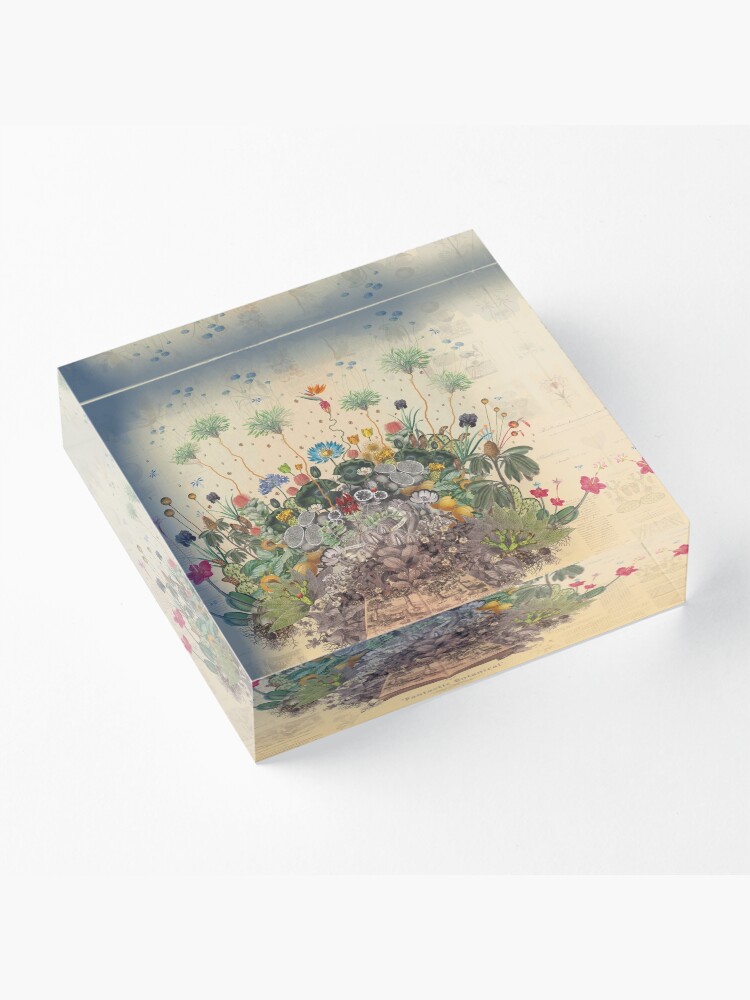 Alternate view of FANTASTIC BOTANICAL Acrylic Block