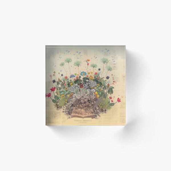 FANTASTIC BOTANICAL Acrylic Block