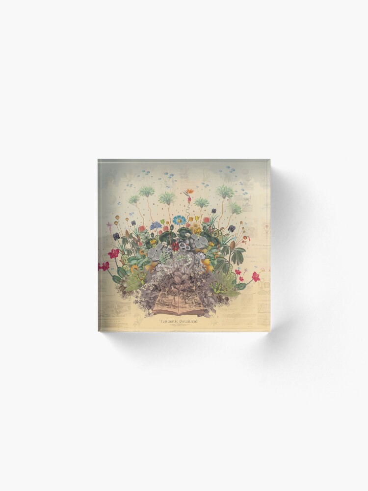 Alternate view of FANTASTIC BOTANICAL Acrylic Block