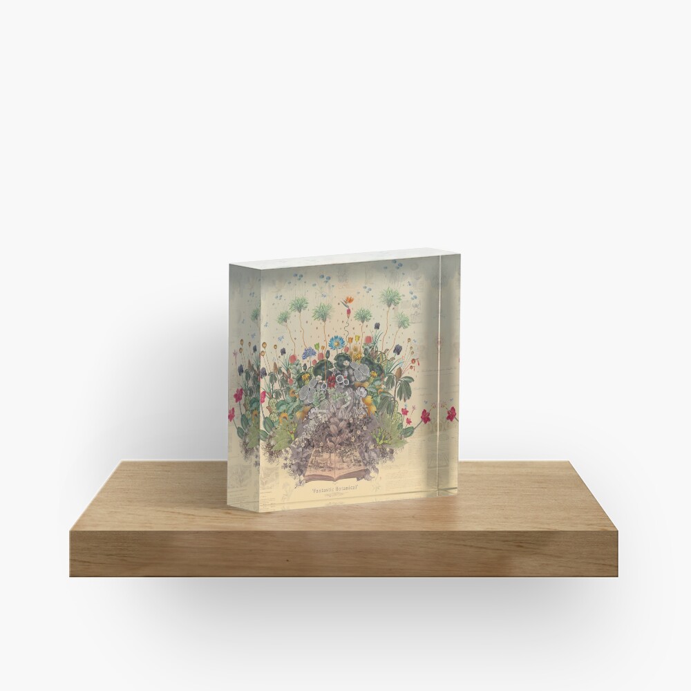 FANTASTIC BOTANICAL Acrylic Block