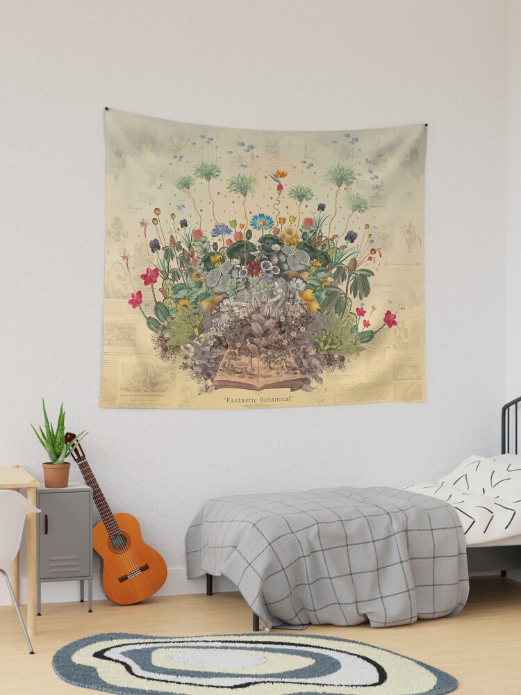 Thumbnail 1 of 3, Tapestry, FANTASTIC BOTANICAL designed and sold by Paul Summerfield.
