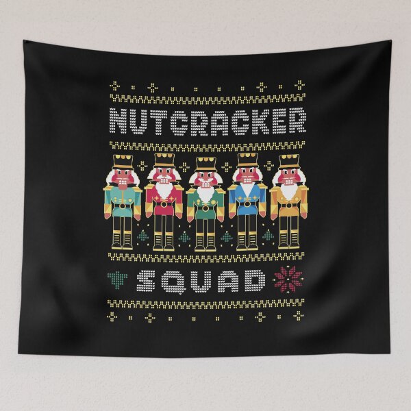 Item preview, Nutcracker Squad Matching Family Ugly Christmas Sweater designed and sold by Merchking1.