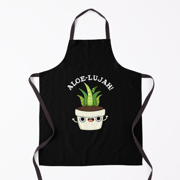 Item preview, Aloe-llujah Funny Aloe Vera Pun (Dark BG) designed and sold by punnybone.