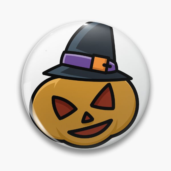 Item preview, Halloween pumpkin with witch hat designed and sold by ELF11design.