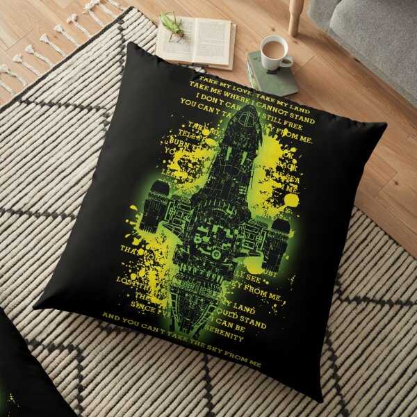 TAKE MY LOVE,TAKE MY LAND Floor Pillow