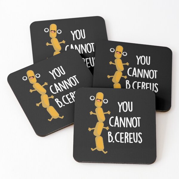 Item preview, B Cereus Funny Bacteria Pun (Dark BG) designed and sold by punnybone.