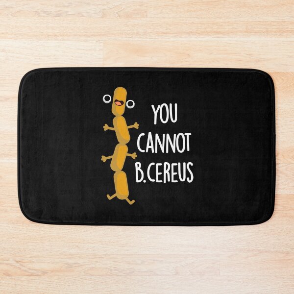 Item preview, B Cereus Funny Bacteria Pun (Dark BG) designed and sold by punnybone.