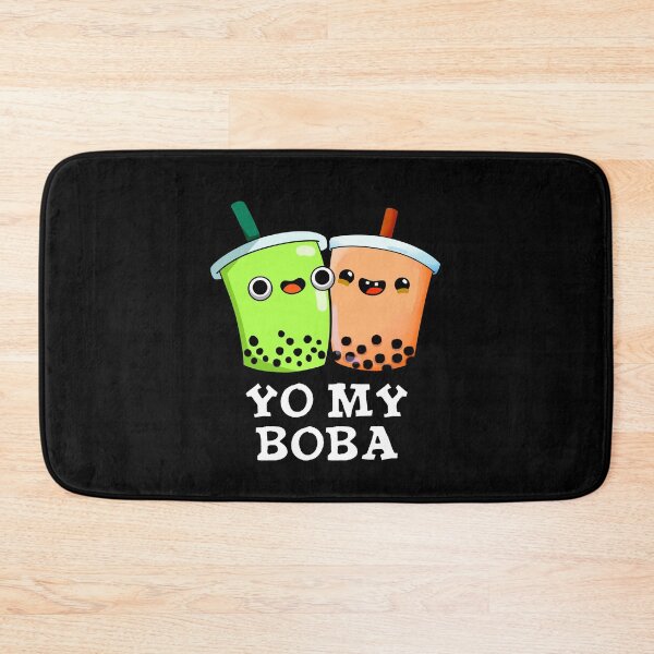 Item preview, Yo My Boba Funny Boba Tea Puns (Dark BG) designed and sold by punnybone.