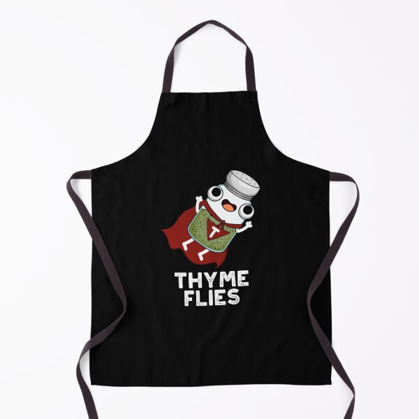 Item preview, Thyme Flies Funny Herb Puns (Dark BG) designed and sold by punnybone.