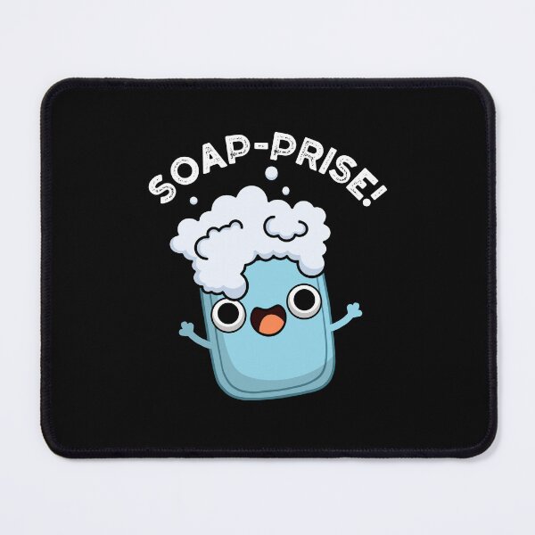 Item preview, Soap-prise Funny Soap Puns (Dark BG) designed and sold by punnybone.