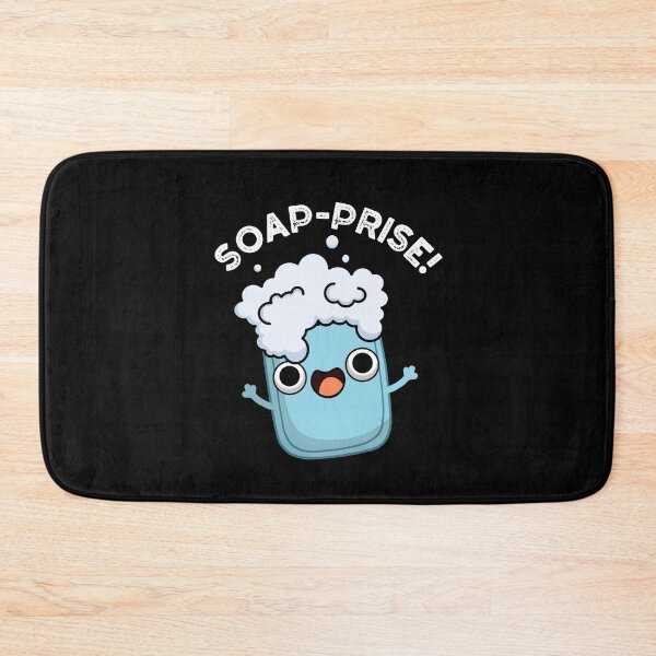 Item preview, Soap-prise Funny Soap Puns (Dark BG) designed and sold by punnybone.