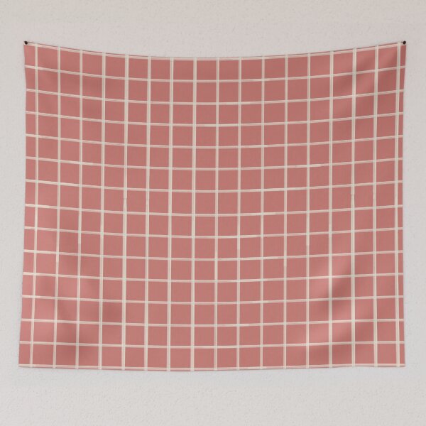 Item preview, Minimalist garden matching - Light red tartan designed and sold by TheMirwoForest.