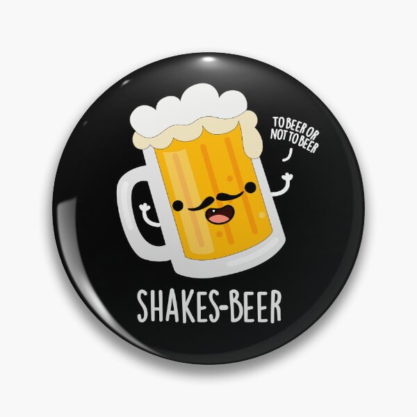 Item preview, Shakes-beer Funny Shakespeare Beer Puns (Dark BG) designed and sold by punnybone.
