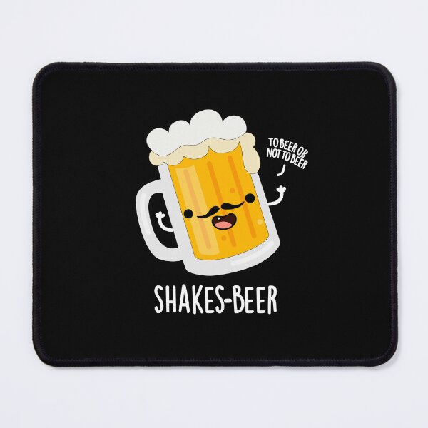 Item preview, Shakes-beer Funny Shakespeare Beer Puns (Dark BG) designed and sold by punnybone.